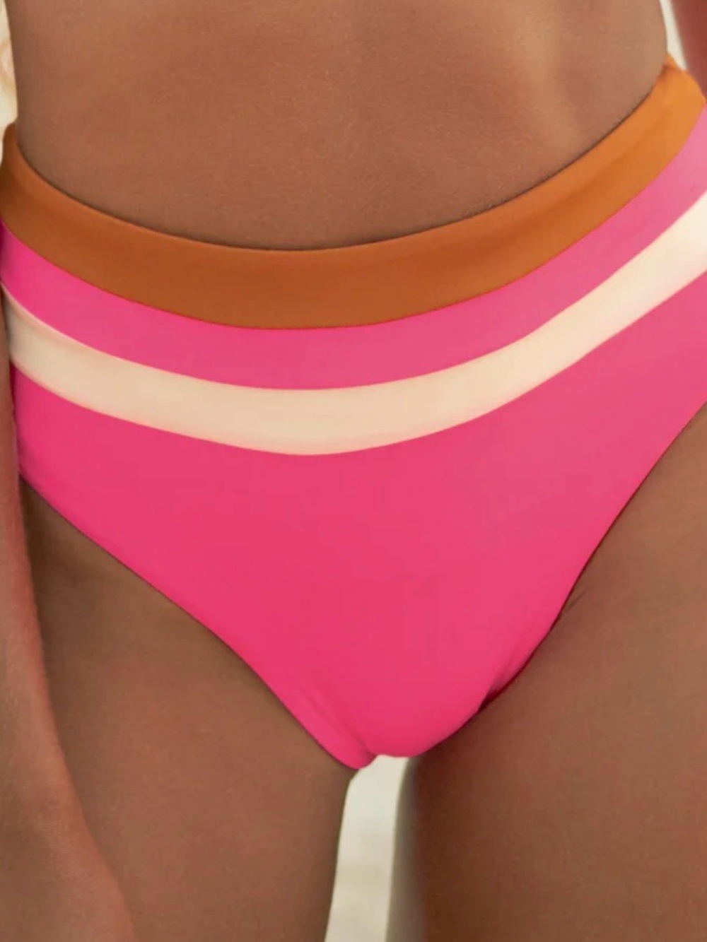 Maaji Radiant Pink Suzy Babe High Rise Bikini Bottom